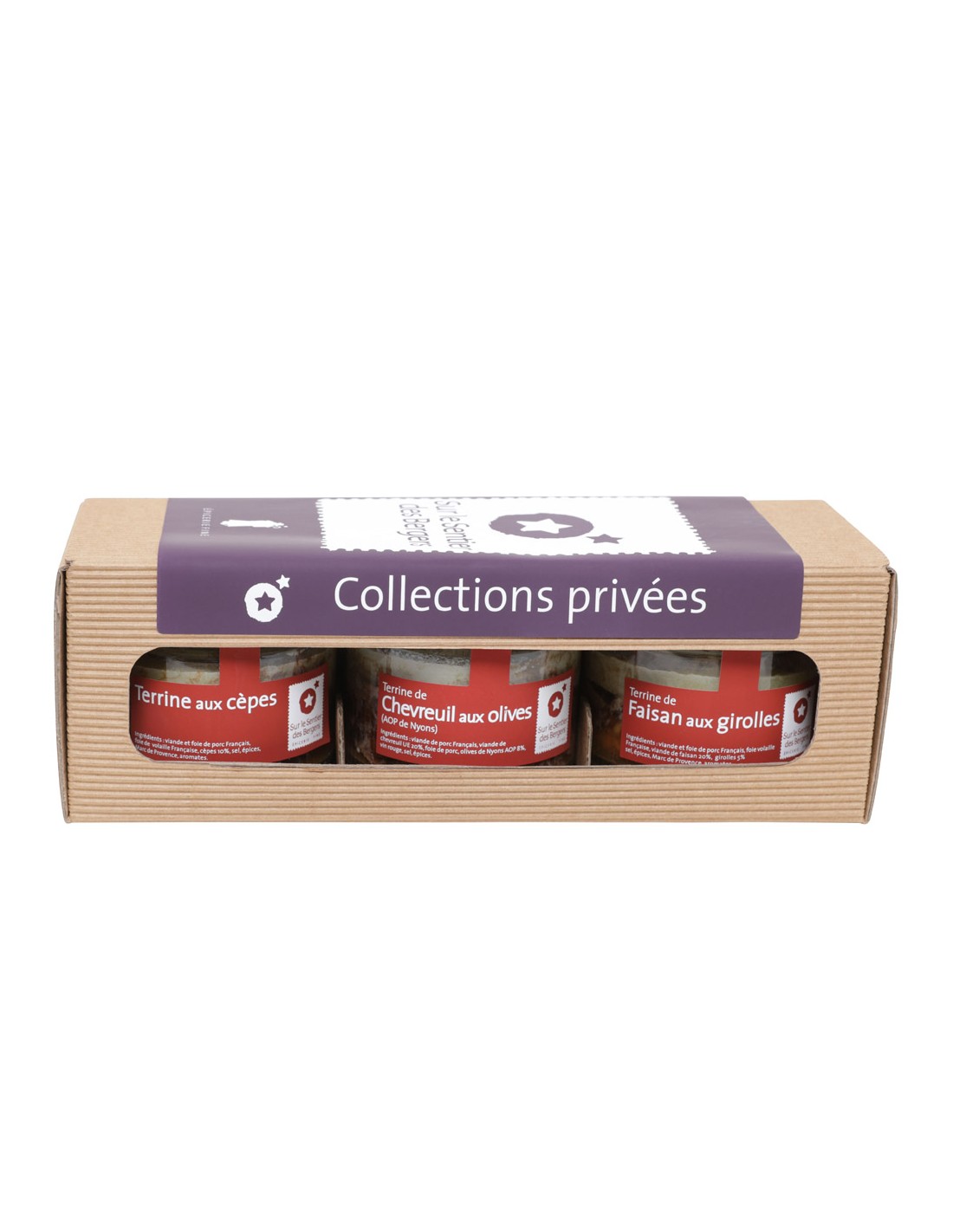 Coffret Collection 3 pots - Terrines Artisanales | Produits d'épicerie fine