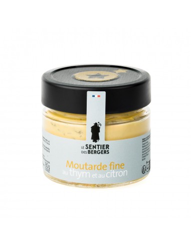 Moutarde au thym et au citron